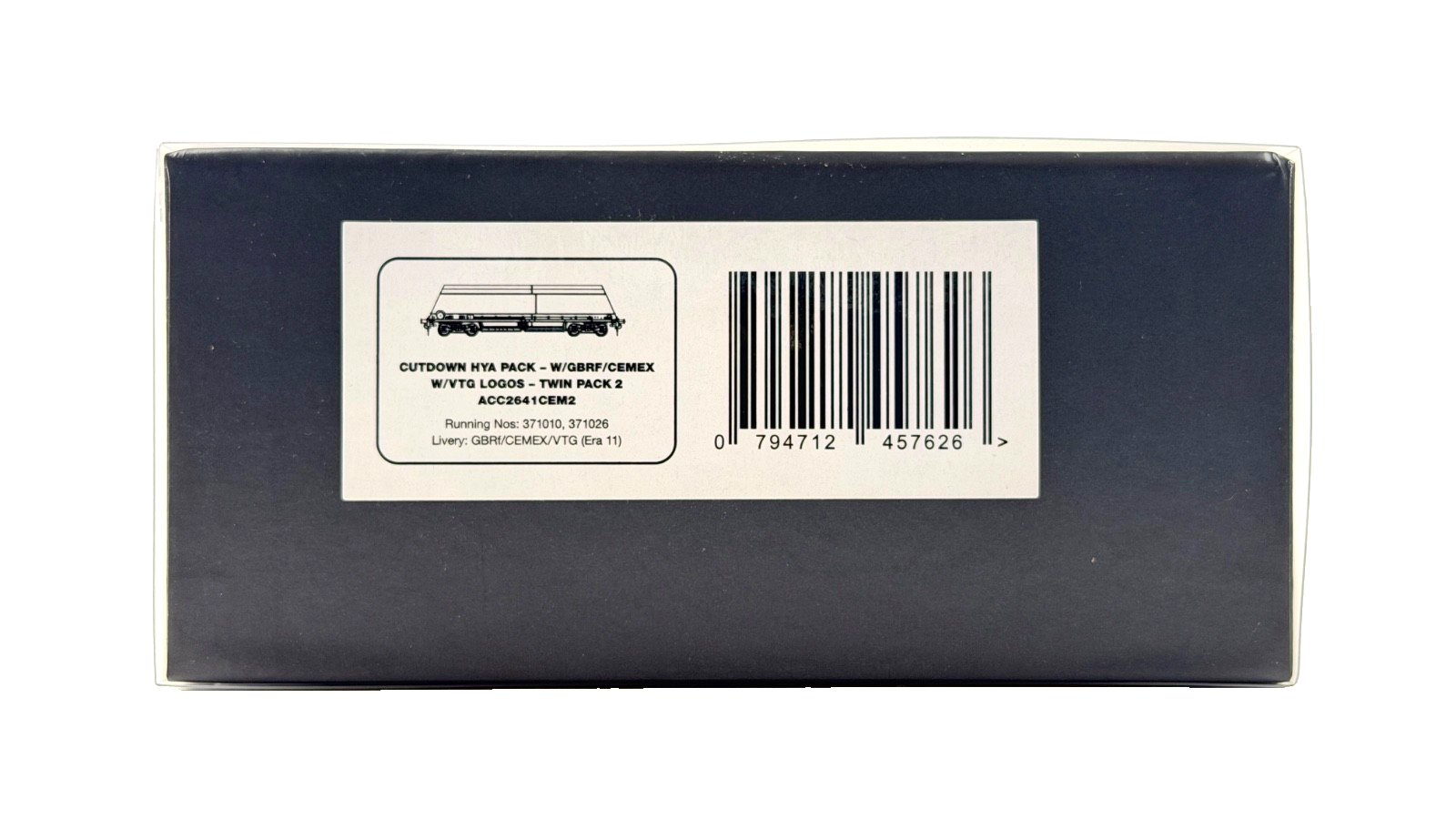 ACCURASCALE OO GAUGE - ACC2641CEM2 - CUTDOWN HYA PACK GBRF CEMEX VTG TWIN PACK