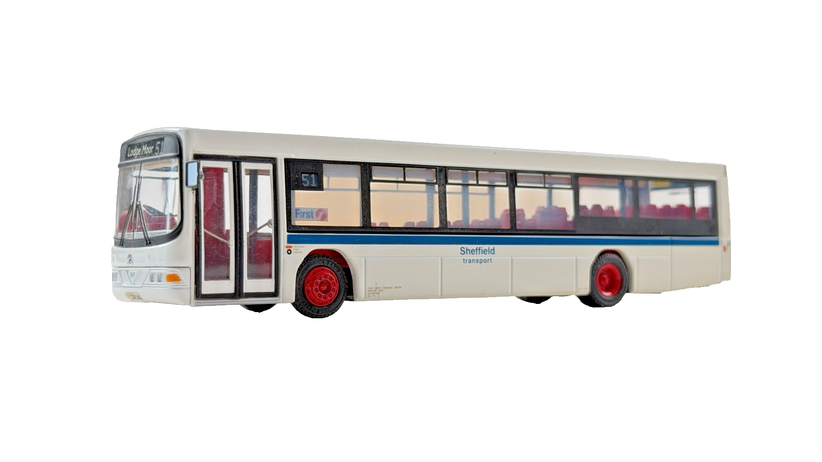 *IMPERFECT* EFE 1/76 SCALE - 27617 - WRIGHT VOLVO RENOWN FIRST SHEFFIELD - BOXED