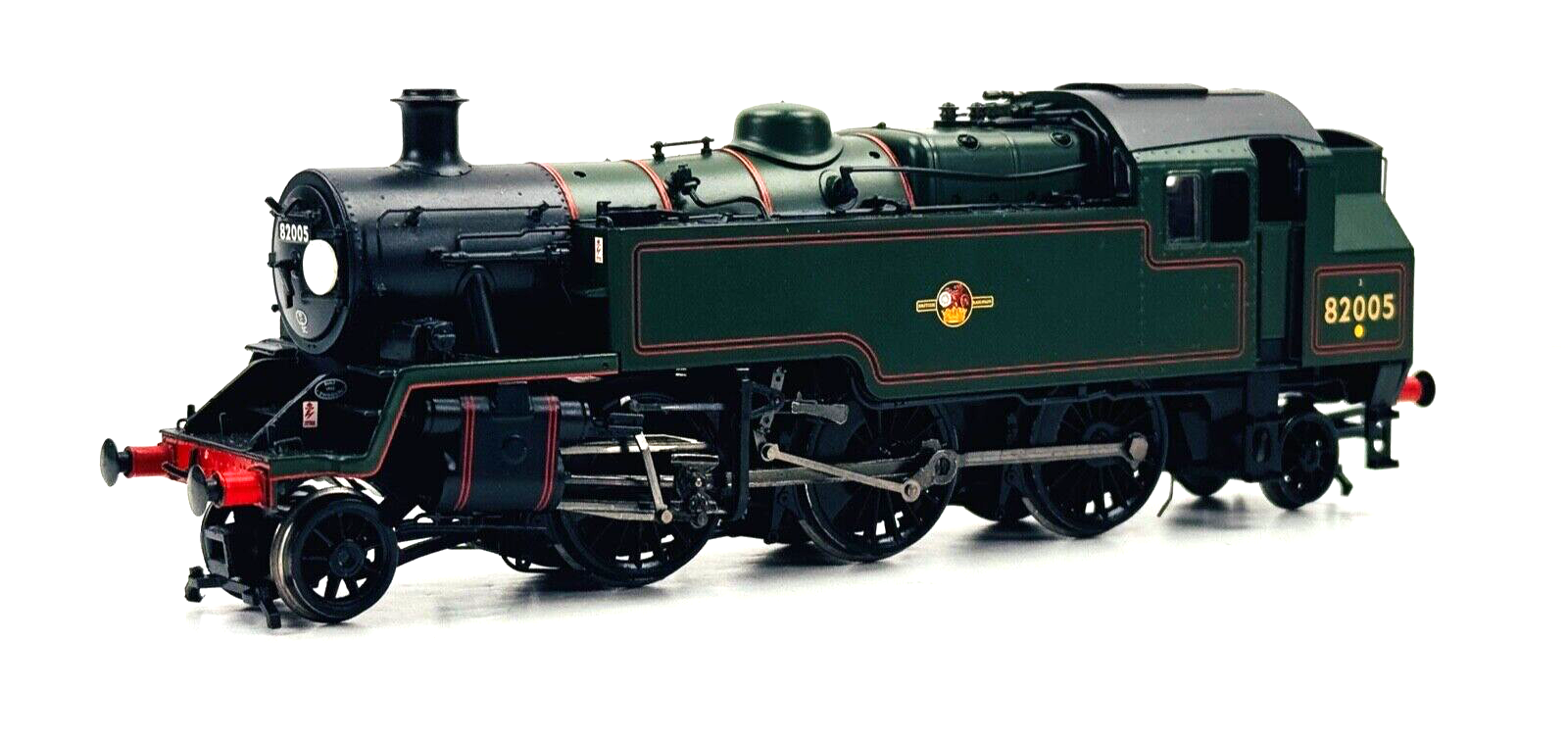 BACHMANN 00 GAUGE - 31-976 - BR STANDARD CLASS 3MT TANK 82005 BR GREEN L/CREST