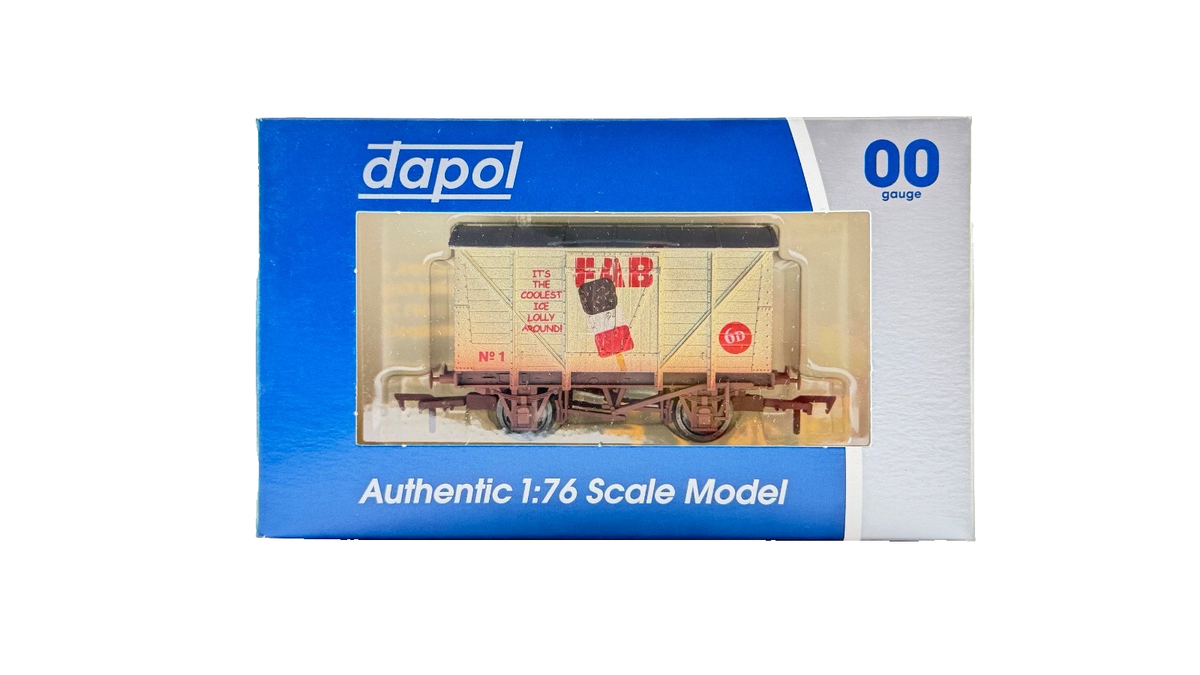 DAPOL OO GAUGE - 4F-012-054 - FAB LOLLY NO.1 VB4 VENT VAN WEATHERED BOXED