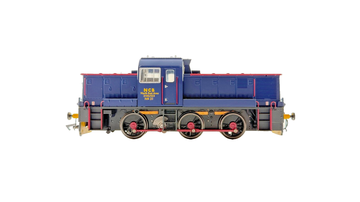 HELJAN OO GAUGE - 1402 - CLASS 14 DIESEL 2100/523 NCB BLUE NATIONAL COAL BOARD