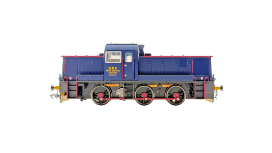 HELJAN OO GAUGE - 1402 - CLASS 14 DIESEL 2100/523 NCB BLUE NATIONAL COAL BOARD
