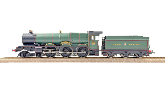 HORNBY 00 GAUGE - GREAT WESTERN GREEN KING JAMES II 6008 LOCOMOTIVE PART BOXED