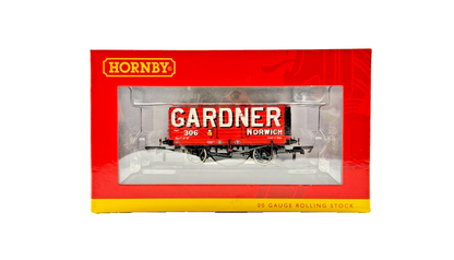 HORNBY OO GAUGE - R6951 - 7 PLANK WAGON GARDNER OF NORWICH NO.306