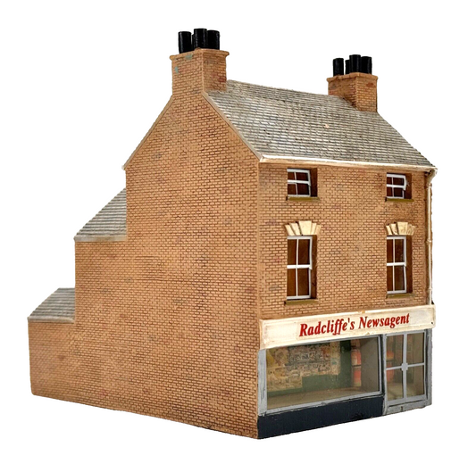 HORNBY 00 GAUGE SKALEDALE - R8555 - RADCLIFFE'S NEWSAGENT SHOP - UNBOXED