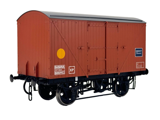 DAPOL O GAUGE - 7F-016-002 - BANANA VAN GEEST BAUXITE WAGON B880952 - BOXED