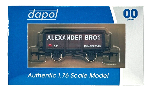 DAPOL 00 GAUGE - ALEXANDER BROS HUNGERFORD PLANK WAGON 37 (P) (LIMITED EDITION)