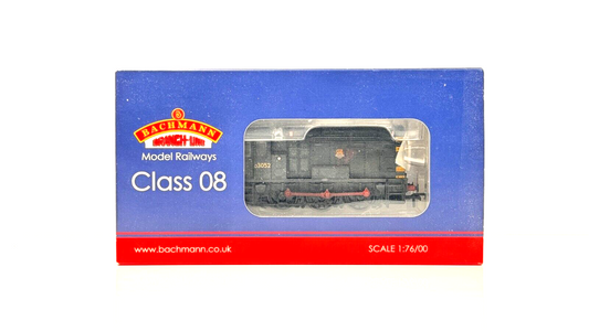 BACHMANN 00 GAUGE - 32-110Z - CLASS 08 DIESEL SHUNTER D3052 BR BLACK WEATHERED