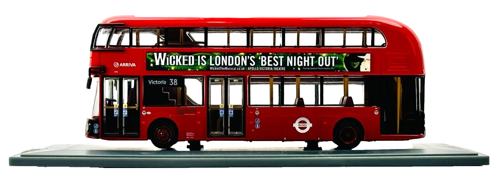 CORGI OOC 1/76 - OM46604 - NEW BUS FOR LONDON ROUTEMASTER VICTORIA 'WICKED' 38