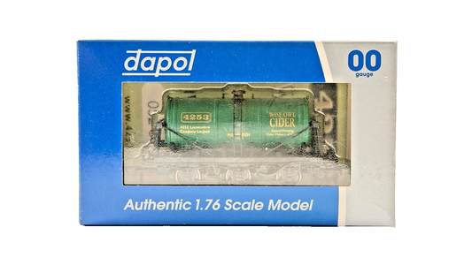 DAPOL 00 GAUGE - WISE OWL CIDER ROLVENDEN KENT TANK WAGON 4253 (LIMITED EDITION)