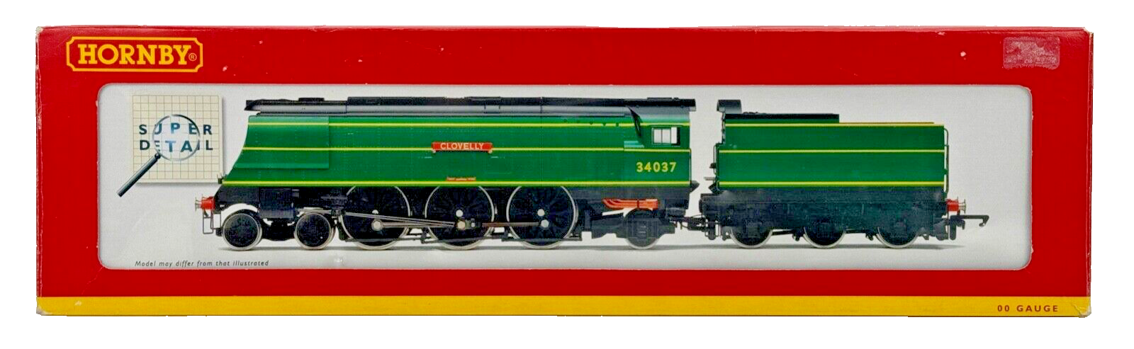 HORNBY 00 GAUGE - R2315 - BR 4-6-2 WEST COUNTRY CLASS 'CLOVELLY' 34037 - BOXED