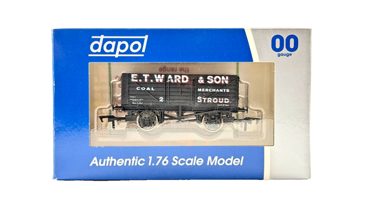 DAPOL 00 GAUGE - E.T WARD & SON COAL MERCHANTS STROUD WAGON 2 (LIMITED EDITION)
