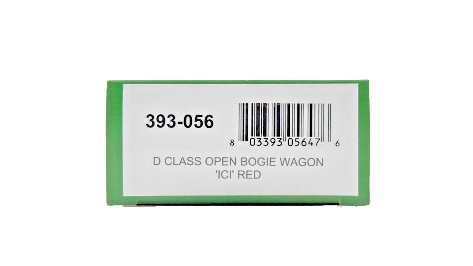 BACHMANN OO9 SCALE - 393-056 - D CLASS OPEN BOGIE WAGON ICI RED