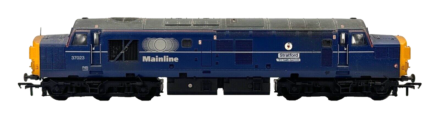 BACHMANN 00 GAUGE - CLASS 37 DIESEL 37023 MAINLINE 'STRATFORD TMD' BENS RESPRAYS