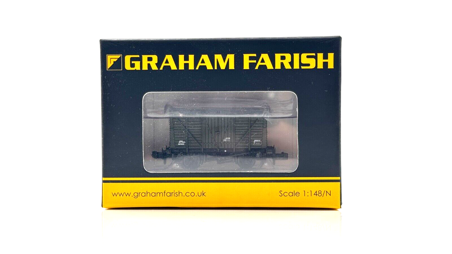 GRAHAM FARISH N GAUGE - 373-704 - BR 12T VENTILATED VAN DEPARTMENTAL OLIVE GREEN