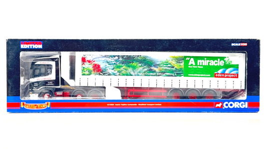 CORGI 1/50 SCALE - CC12924 - SCANIA CURTAINSIDE WESTFIELD TRANSPORT CORNWALL