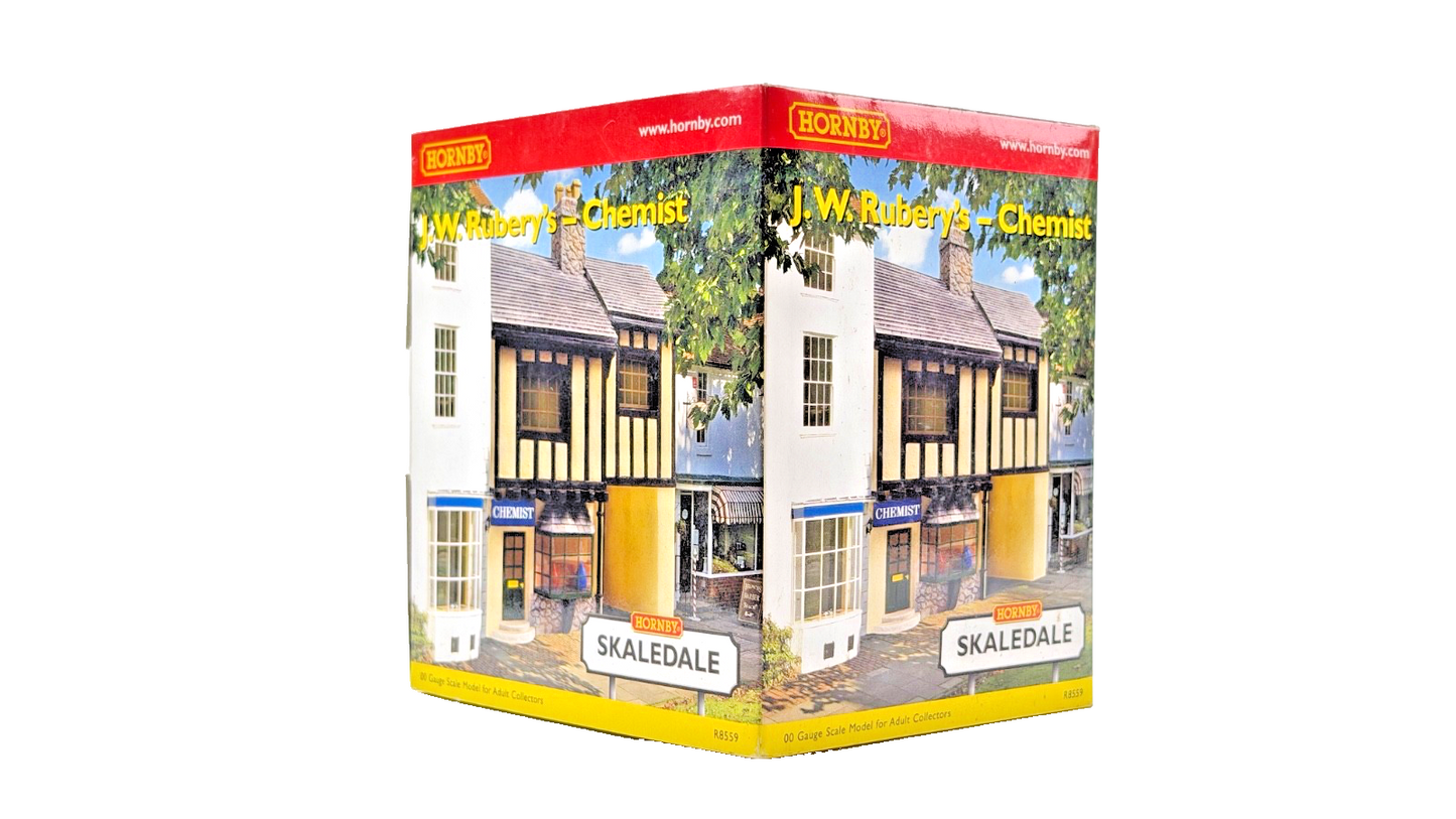HORNBY OO GAUGE SKALEDALE - R8559 - J.W RUBERY'S CHEMIST SHOP - BOXED