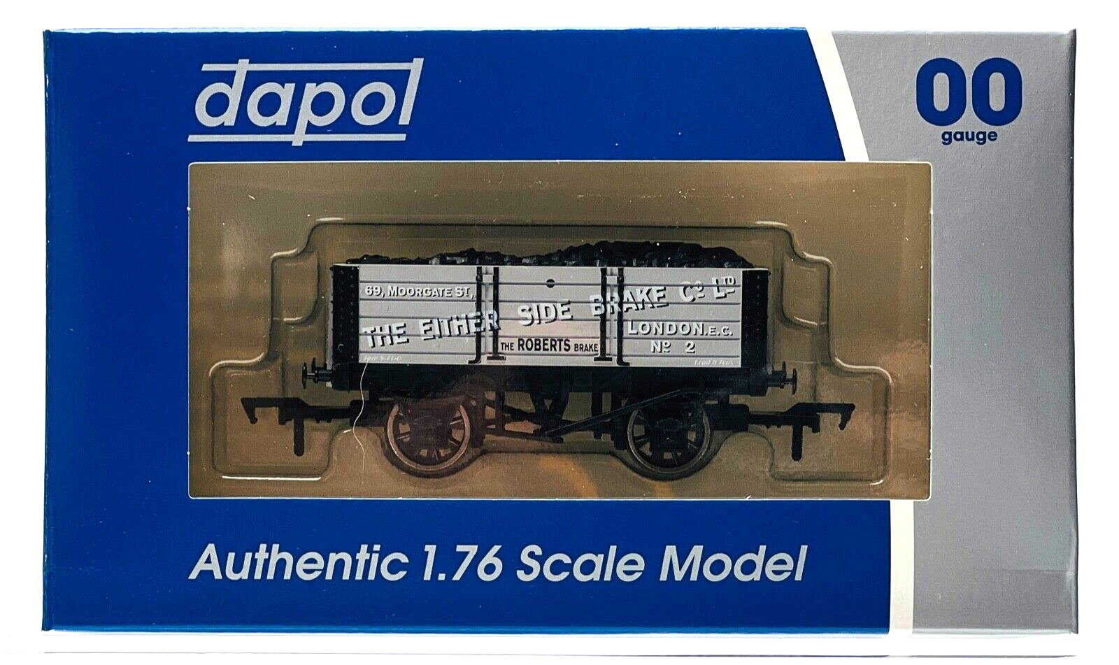 DAPOL 00 GAUGE - THE EITHER SIDE BRAKE CO ROBERTS LONDON 2 (BURNHAM DMRC LTD ED)