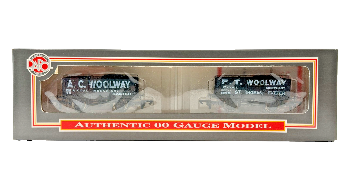 DAPOL 00 GAUGE - A.C & F.T WOOLWAY COAL MERCHANTS EXETER TWIN (LIMITED EDITION)