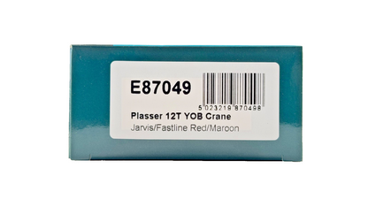 EFE RAIL OO GAUGE - E87049 - PLASSER 12T YOB CRANE JARVIS FASTLINE RED MAROON