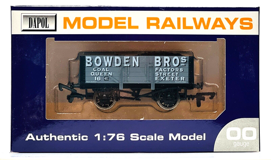 DAPOL 00 GAUGE - BOWDEN BROS COAL FACTORS EXETER NO.16 (HENDERFORD HALT LTD ED)