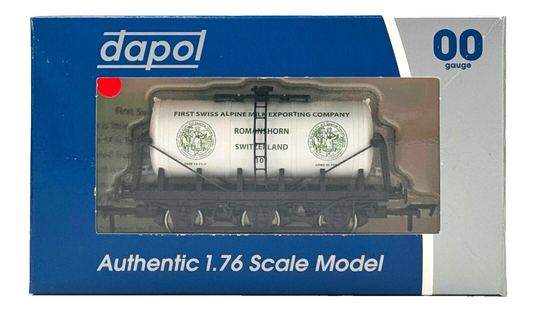 DAPOL 00 GAUGE - SWISS ALPINE MILK EXPORTING COMPANY TANKER (LIMITED EDITION)