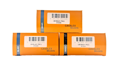 CAVALEX MODELS OO GAUGE - BBA01/BLA01 - PLAIN BROWN WAGONS 910344 910025 910231