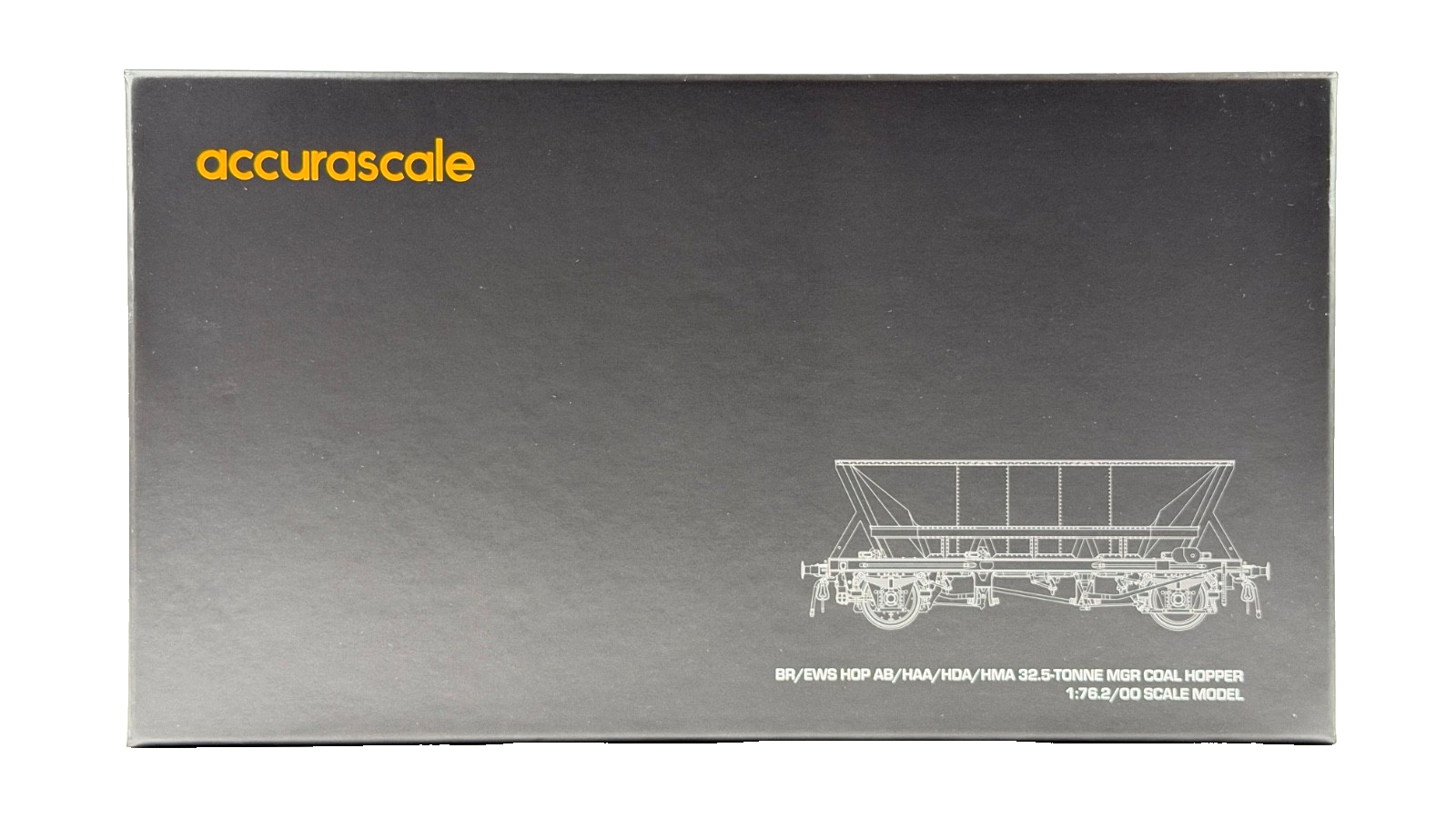 ACCURASCALE OO GAUGE - ACC2580HMA-MB1 - BR/EWS HOP HMA 32.5T MGR COAL HOPPERS