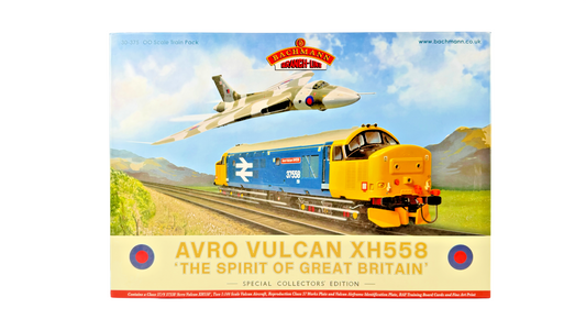 BACHMANN OO GAUGE - 30-375 - AVRO VULCAN XH558 SPIRIT OF GREAT BRITAIN SET