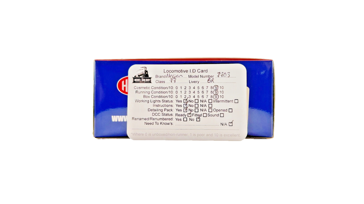 HELJAN OO GAUGE - 7703 - CLASS 77 ELECTRIC EM2 WOODHEAD ELECTRIC 27002 BOXED