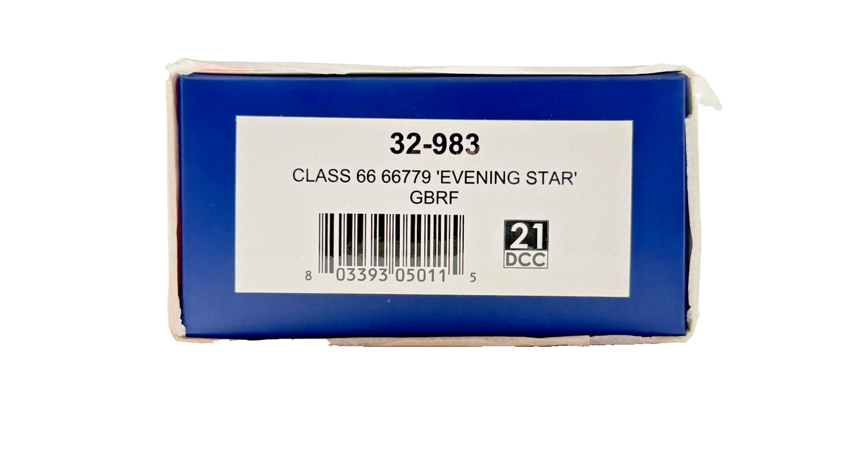 BACHMANN OO GAUGE - 32-983 - CLASS 66 DIESEL 66779 GBRF GREEN EVENING STAR
