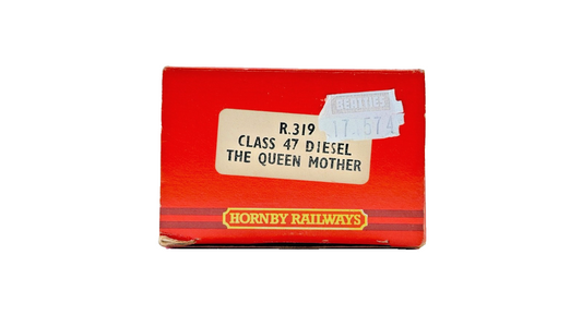 HORNBY 00 GAUGE - R319 - CLASS 47 DIESEL 47541 BR BLUE THE QUEEN MOTHER BOXED