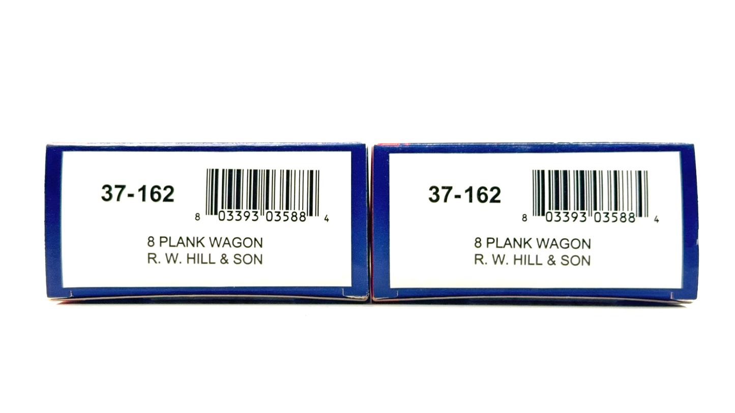 BACHMANN 00 GAUGE - 37-162 - 8 PLANK WAGON R.W. HILL & SON MARYLEBONE NO.22 X2