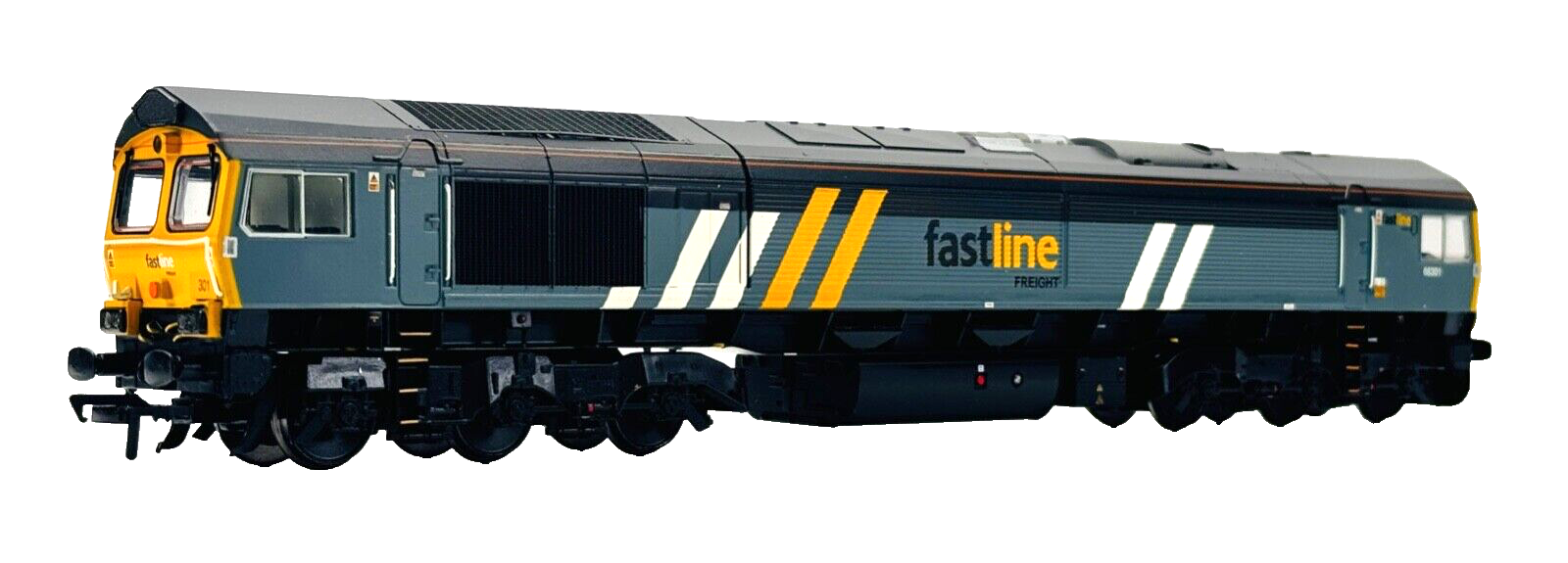 BACHMANN 00 GAUGE - 32-979Y - CLASS 66 DIESEL 66301 FASTLINE (RAIL EXPRESS)