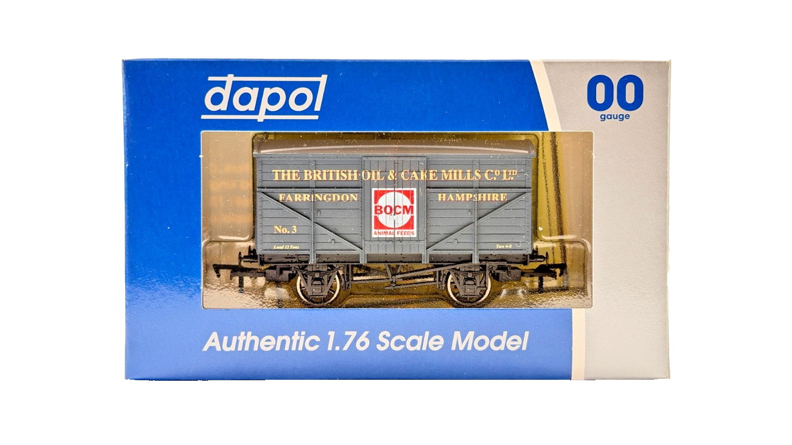 DAPOL 00 GAUGE - BOCM BRITISH OIL CAKE MILLS FARRINGDON NO.3 (LIMITED EDITION)
