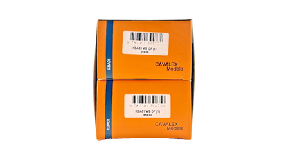 CAVALEX MODELS OO GAUGE - KBA01 - KBA BARRIER WAGON TWIN PACK 85936 85933 BOXED