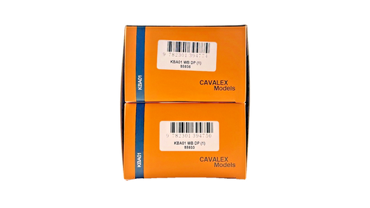 CAVALEX MODELS OO GAUGE - KBA01 - KBA BARRIER WAGON TWIN PACK 85936 85933 BOXED