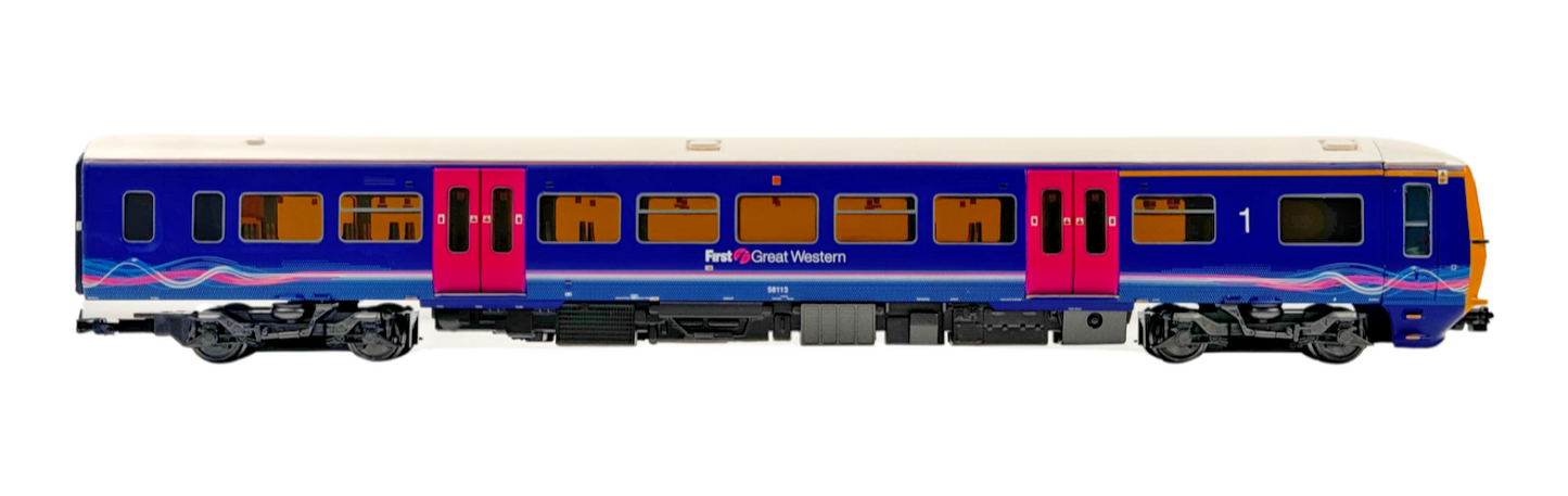 BACHMANN 00 GAUGE - 31-028 - CLASS 166 DMU 3 CAR TURBO FIRST GREAT WESTERN FGW