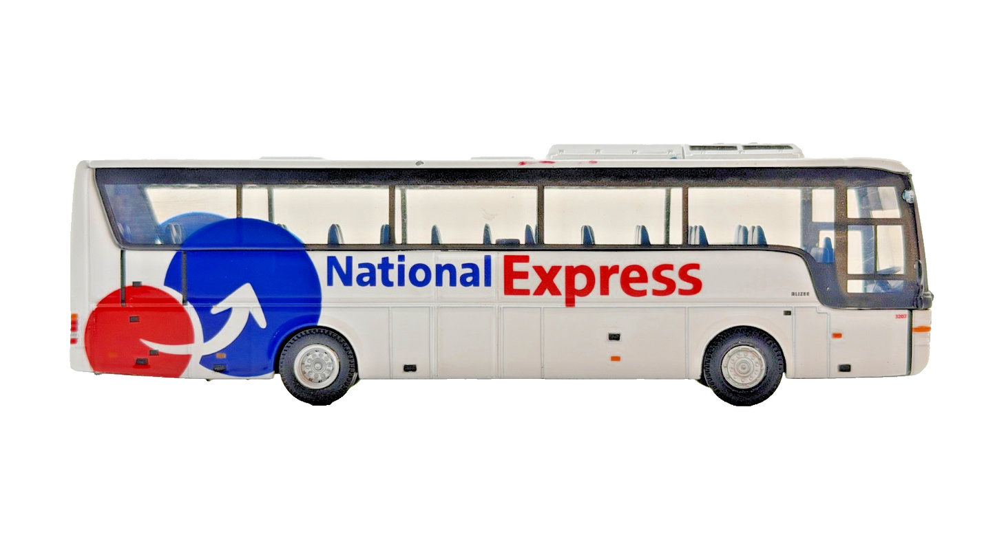 CORGI 1/76 SCALE - VAN HOOL T9 NATIONAL EXPRESS LONDON COACH UNBOXED