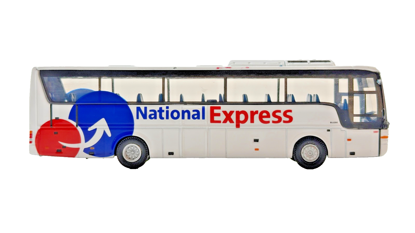 CORGI 1/76 SCALE - VAN HOOL T9 NATIONAL EXPRESS LONDON COACH UNBOXED
