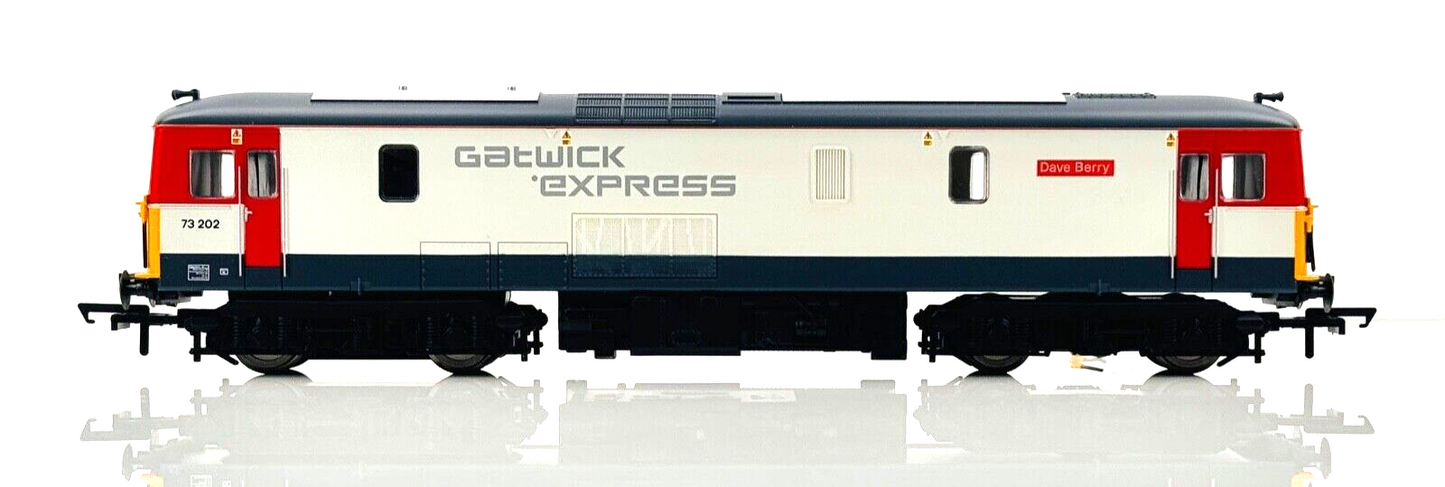 HORNBY 00 GAUGE - R3045 - CLASS 73 LOCOMOTIVE 73202 'GATWICK EXPRESS' - BOXED