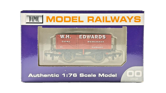 DAPOL 00 GAUGE - W H EDWARDS COAL MERCHANT OF DUDLEY WAGON 25 (LIMITED EDITION)