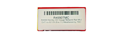 HORNBY OO GAUGE - R4990 - NETWORK RAIL MK3 DVT NO.82129 TMC WEATHERED BOXED