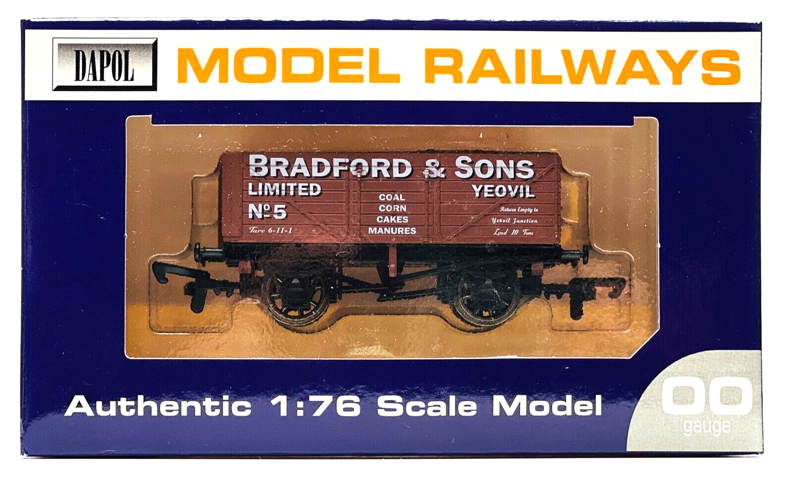 DAPOL 00 GAUGE - 'BRADFORD & SONS LIMITED' OF YEOVIL PLANK #5 (LIMITED EDITION)