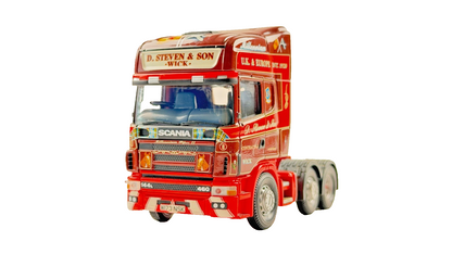 CORGI 1/50 SCALE DIECAST SCANIA 144L 460 D STEVEN OF WICK TRACTOR UNIT UNBOXED