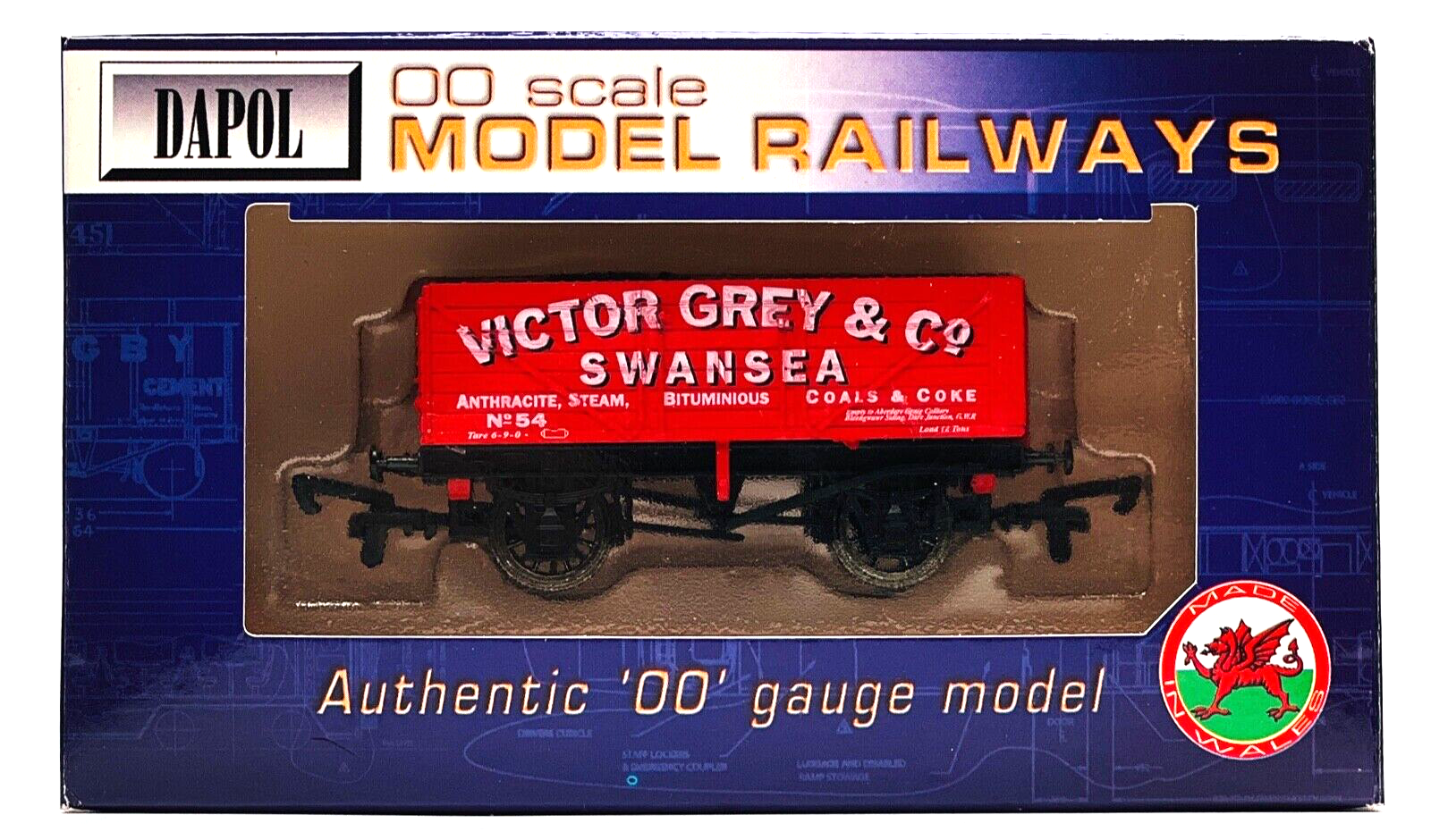 DAPOL 00 GAUGE - 'VICTOR GREY' SOUTH WALES COALFIELDS WAGON (DAVID DACEY LTD ED)