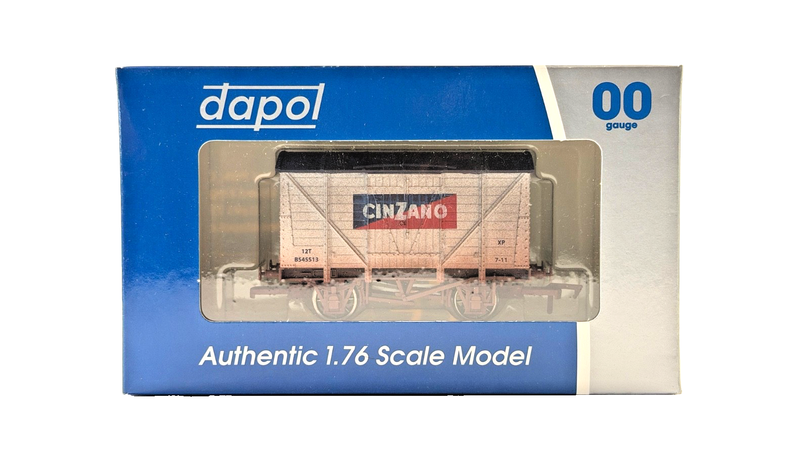 DAPOL 00 GAUGE - CINZANO SPARKLING WINE 12T VENT VAN WEATHERED (LIMITED EDITION)