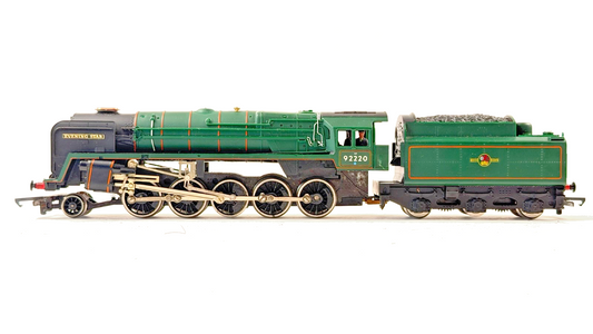 TRIANG HORNBY 00 GAUGE - BR GREEN 2-10-0 CLASS 9F EVENING STAR 92220 PART BOXED