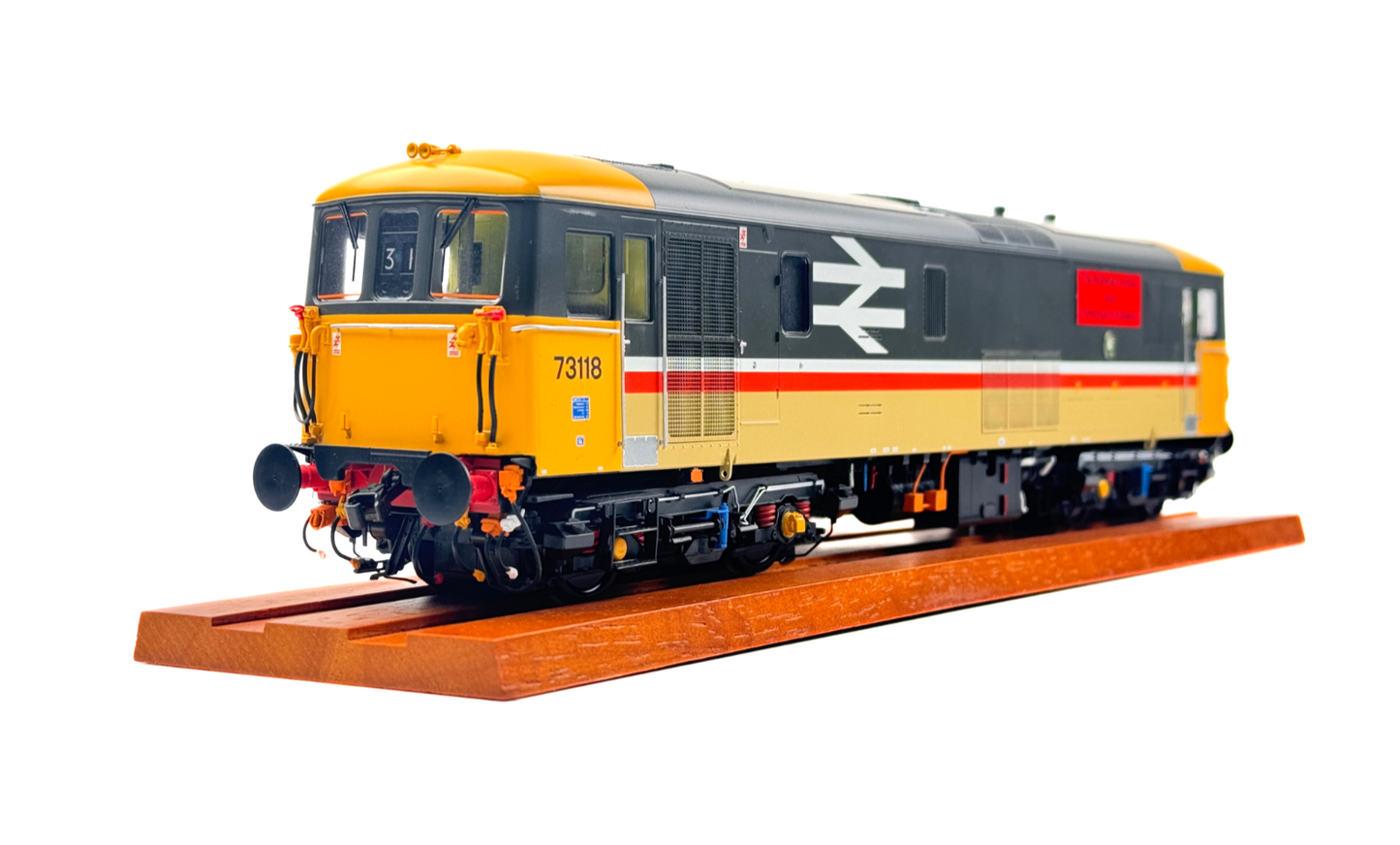 HELJAN O GAUGE - CLASS 73 ELECTRO DIESEL 73118 INTERCITY ROMNEY HYTHE DYMCHURCH