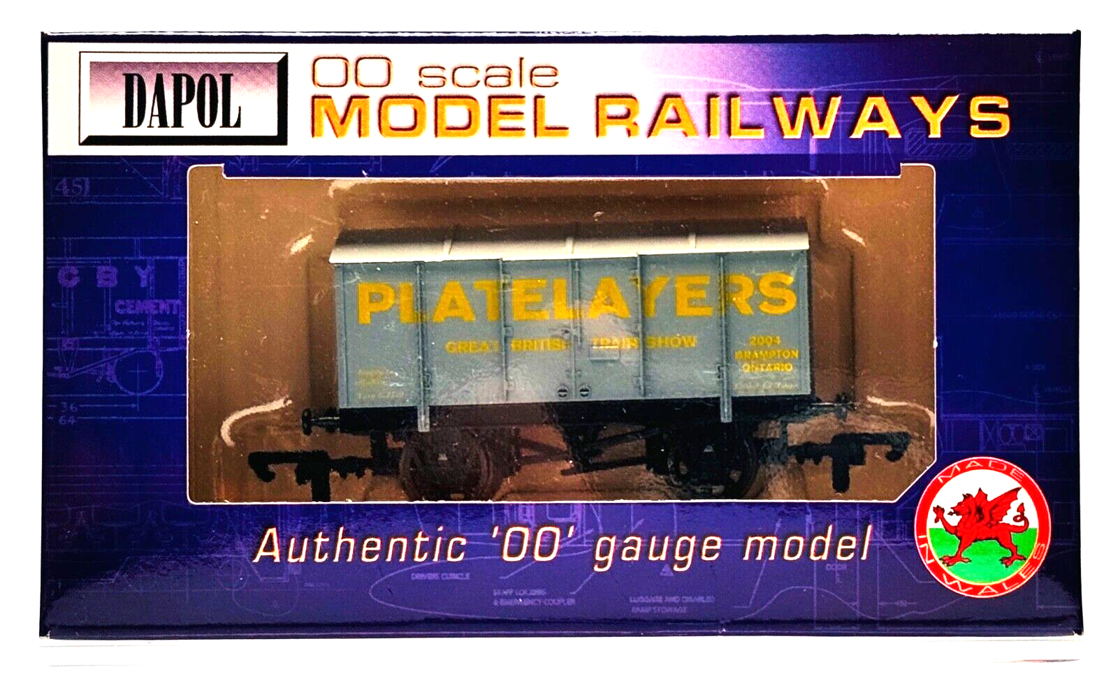 DAPOL 00 GAUGE - PLATELAYERS 'GREAT BRITISH TRAIN SHOW 2004' (LIMITED EDITION)